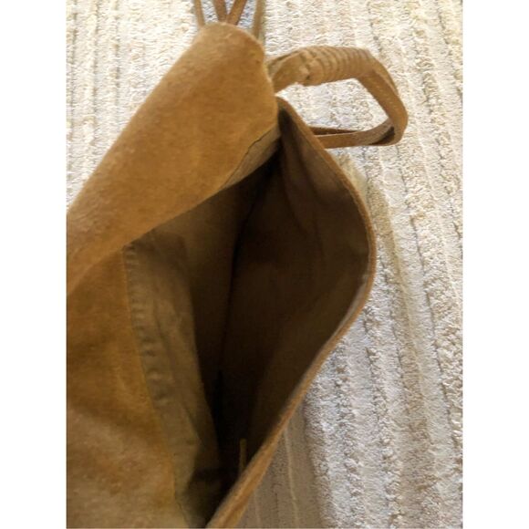 Urban Outfitters Brown Suede Crossbody Bag – Flap Style, Boho - Picture 9 of 12